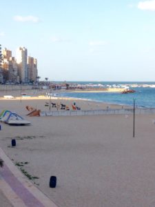 MedTrekking through Alexandria, Egypt, and finding a lovely beach...