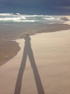 The Idiot stands tall while walking on the Mediterranean Sea and...