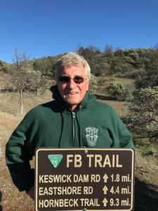 Think the FB Trail stands for Facebook, Farm Bureau or French Beauties?  Wrong! FB are the initials of Francis Berg, an assistant field manager of the Bureau of Land Management in Redding, CA, who gets credit for creating the trail. (Photo: Liz Chapin)