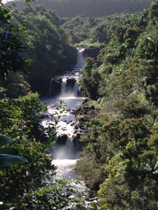 The Umauma waterfall.