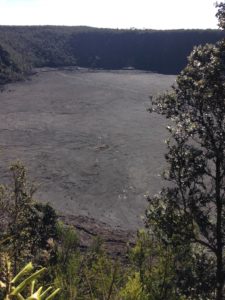 Instead they sensible hiked on the easy 4-mile loop through the trail that spans the floor of the Kilauea Iki crater, which last erupted in 1959 when it was a lake of lava.